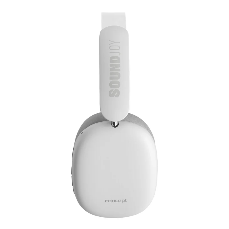 Concept SoundJoy trådlösa in-ear hörlurar, upp till 70 timmars uppspelningstid, Bluetooth 5.4, snabbladdning, aktiv brusreducering upp till 33dB, vit, HS4061