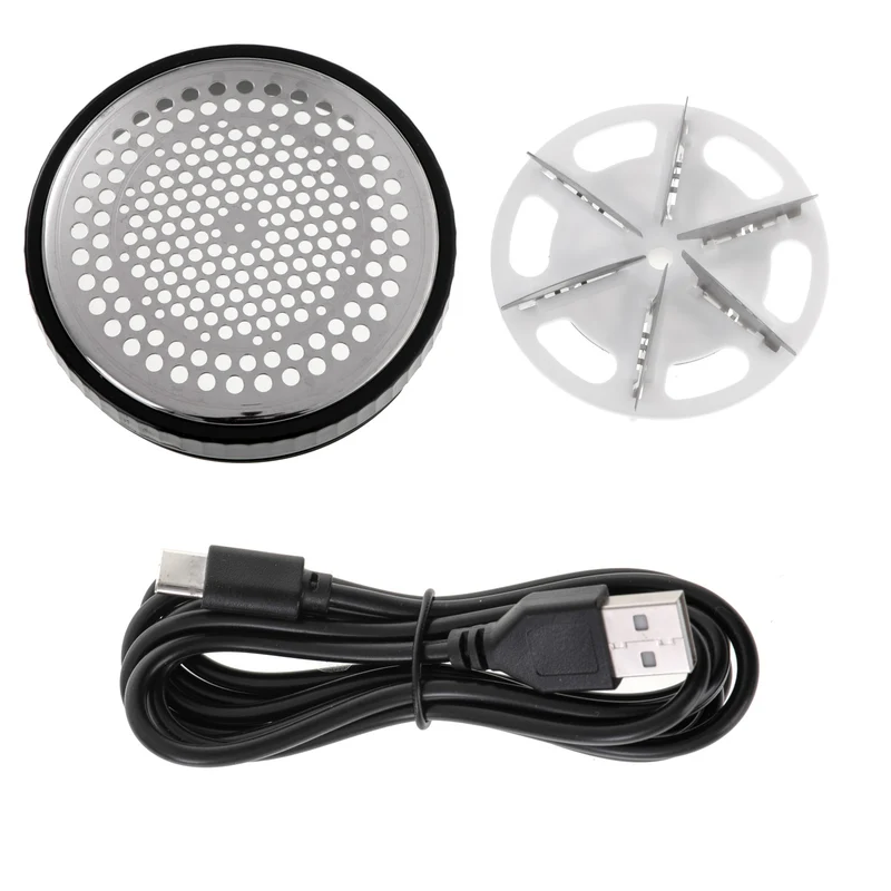 Camry Tissue Shaver, LCD-display, uppladdningsbart Li-Ion-batteri, vit och svart, CR 9620