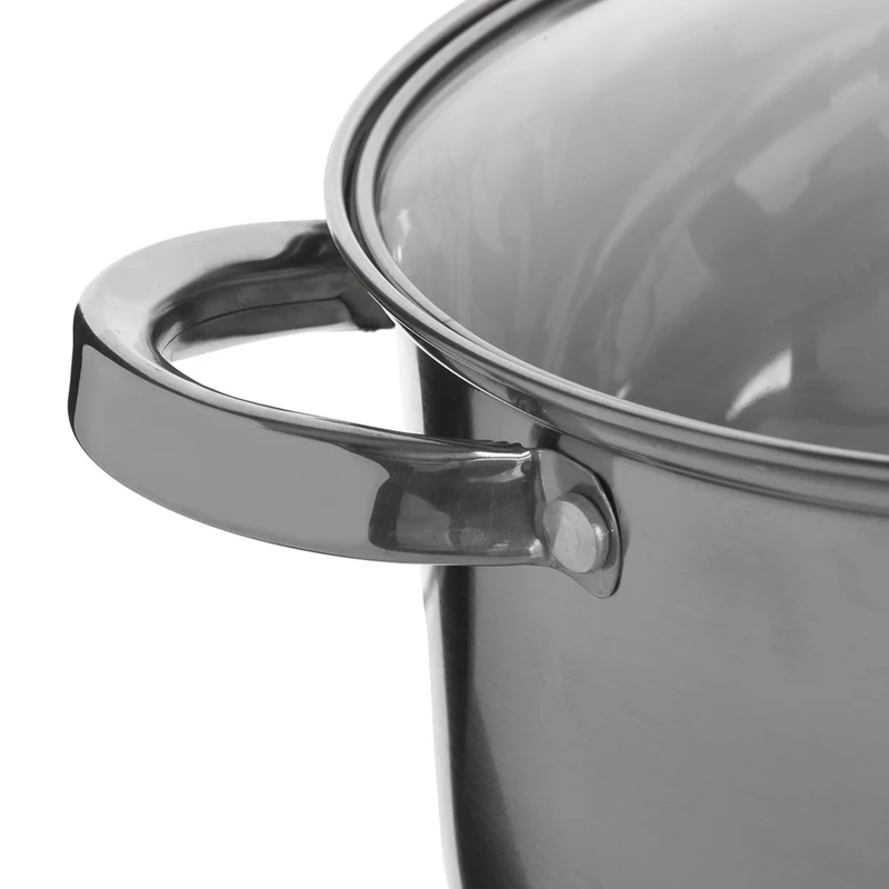 Maestro kokkärlsset med 9 delar 1,5L, 2L, 3L, 5L, rostfritt stål, tål maskindisk, lämplig för alla typer av spisar, värmeplatta, MR-2021