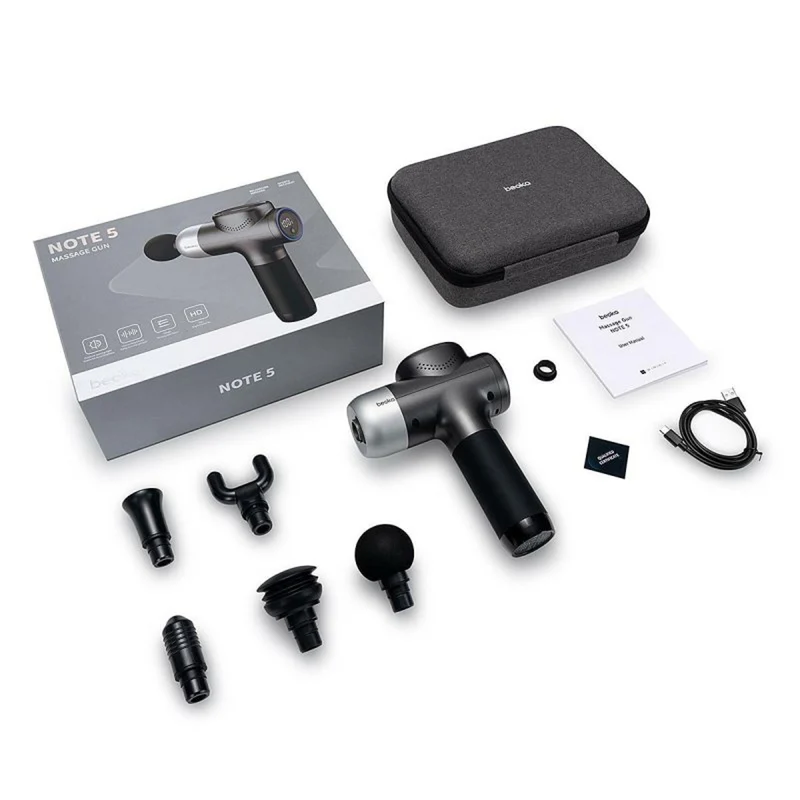 Beoka kroppsmassageapparat, 25W, 5 nivåer, 2000mAh batteri, Note 5