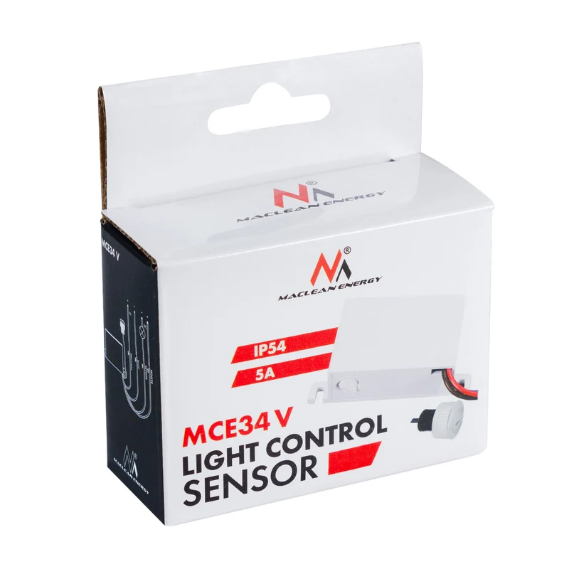 Maclean skymningsgivare, med extern sond, 12-24V DC MCE34 V