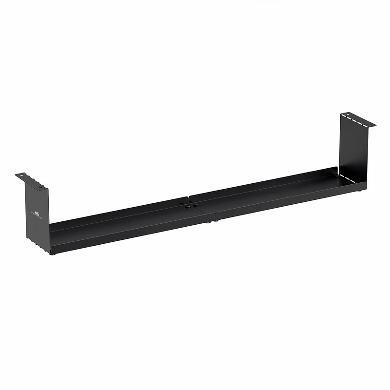 Maclean kompakt kabelhanterare under skrivbord, max. belastning 5 kg, svart, MC-107 B