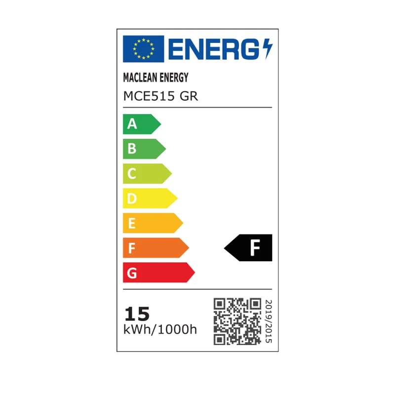 Maclean rörelsesensor LED-lampa, PIR rörelsesensor, grå, 15W, IP65, 1600lm, neutralvit (4000K) MCE515 GR, 2 st