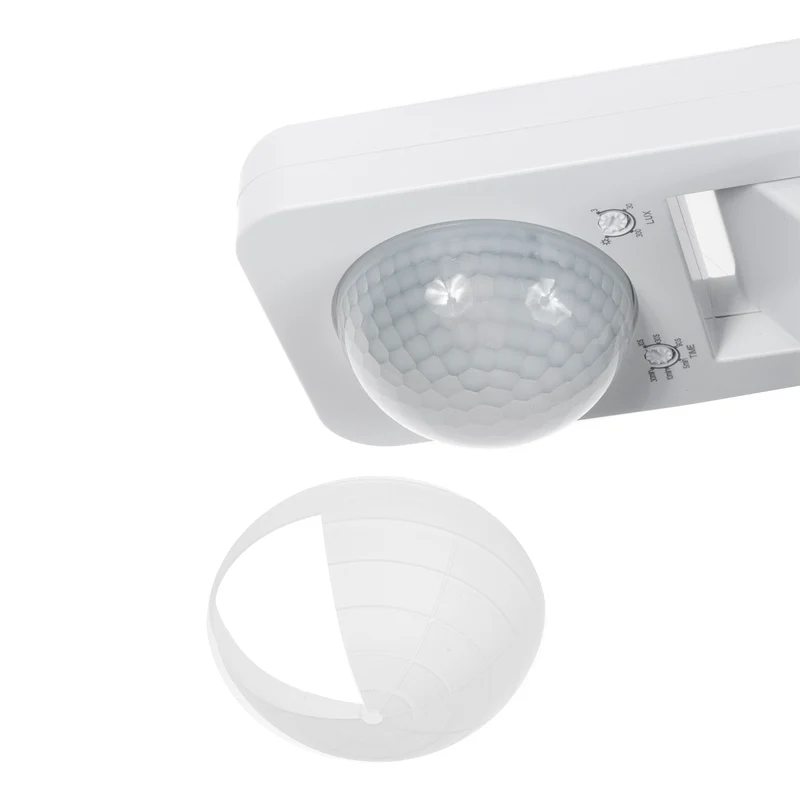 Maclean PIR-rörelsedetektor, infraröd, IP65, max 2000W, MCE243, 2 st