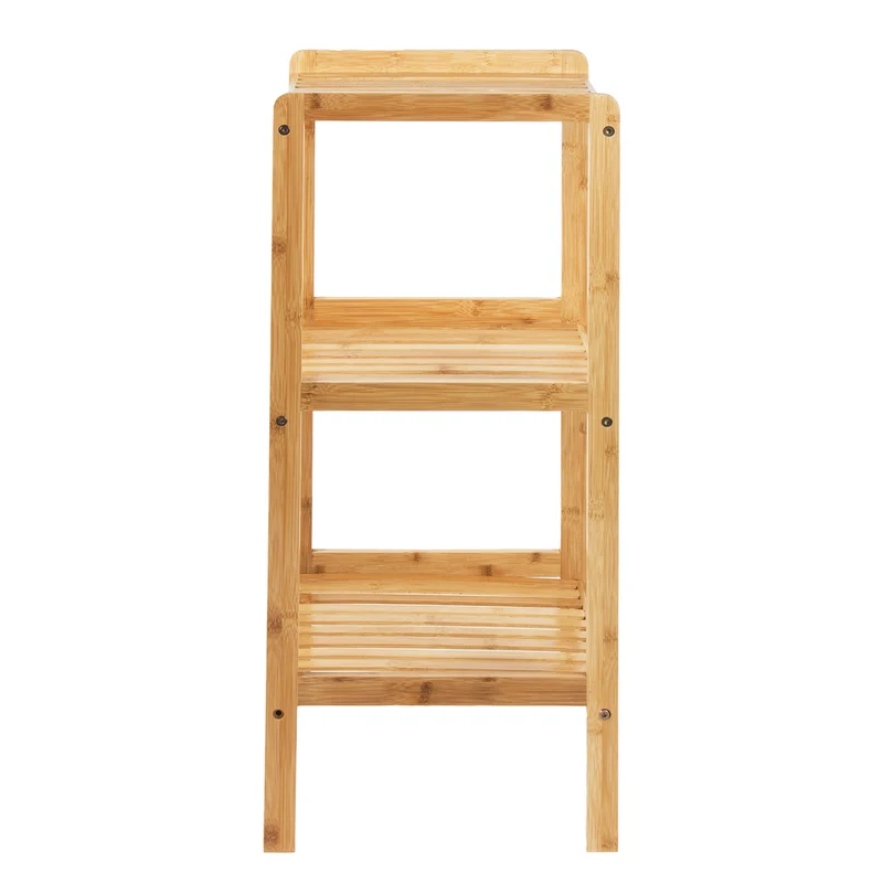 GreenBlue badrumsskåp i bambu, 370x330x780mm, 3 hyllor, GB321, 2 st