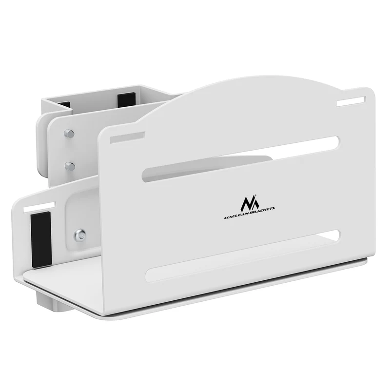Maclean CPU-hållare, räckvidd 122-212 mm, maxlast 10 kg, vit, MC-116 W