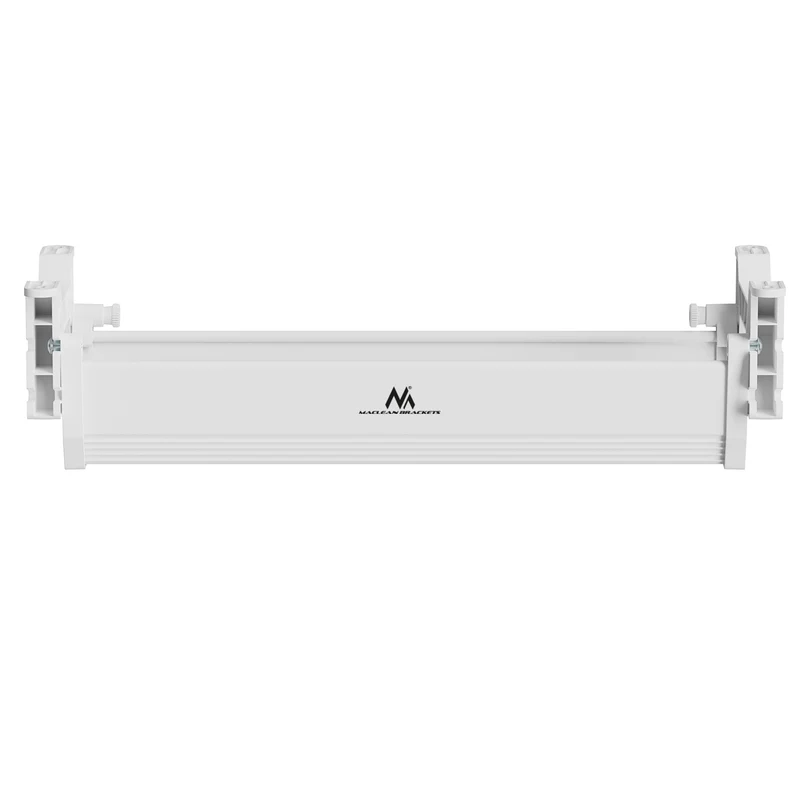 Maclean kabel-/förlängningshanterare under skrivbord, maxbelastning 5 kg, vit, MC-106 W
