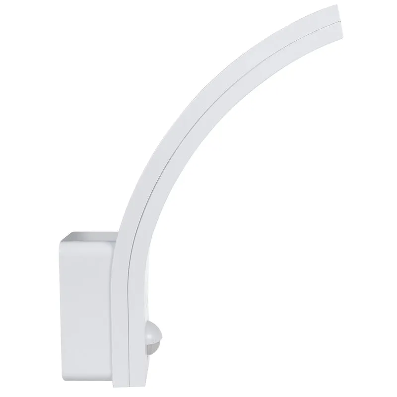Maclean rörelsesensor LED-lampa, PIR rörelsesensor, vit, 10W, IP54, 750lm, neutralvit (4000K) MCE244 W