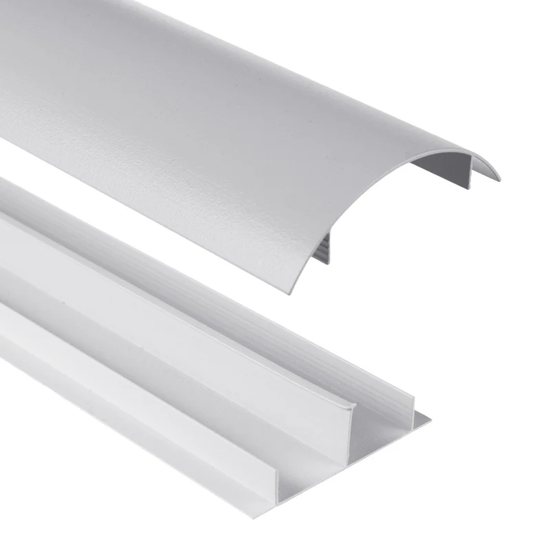 Maclean kabelskyddslist i aluminium, 62x20x750mm, silver, MC-814 S