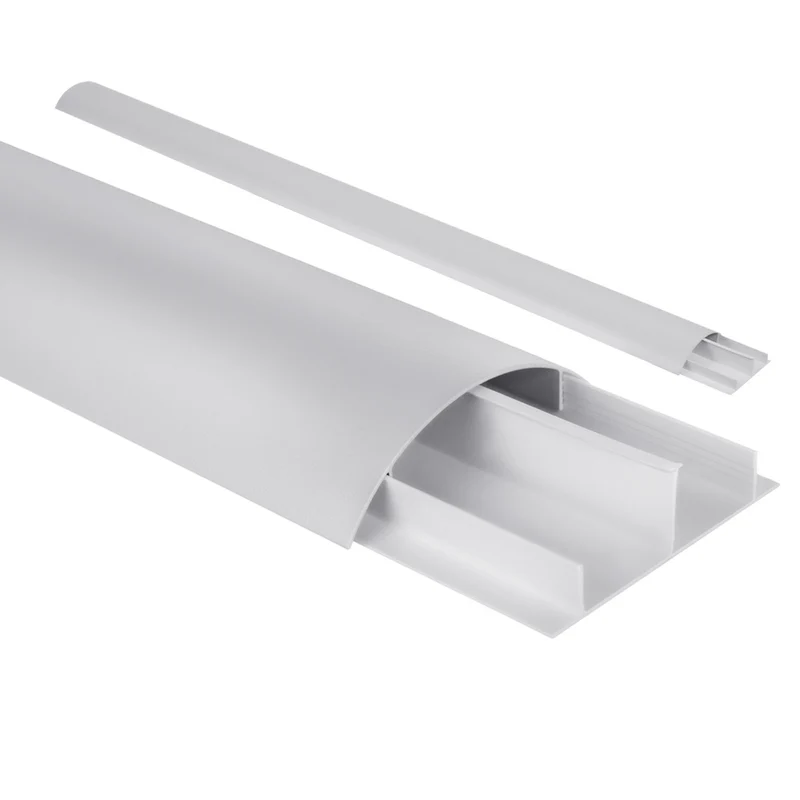 Maclean kabelskyddslist i aluminium, 62x20x750mm, silver, MC-814 S
