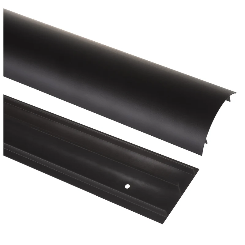 Maclean kabelskyddslist i aluminium, 62x20x750mm, svart, MC-814 B