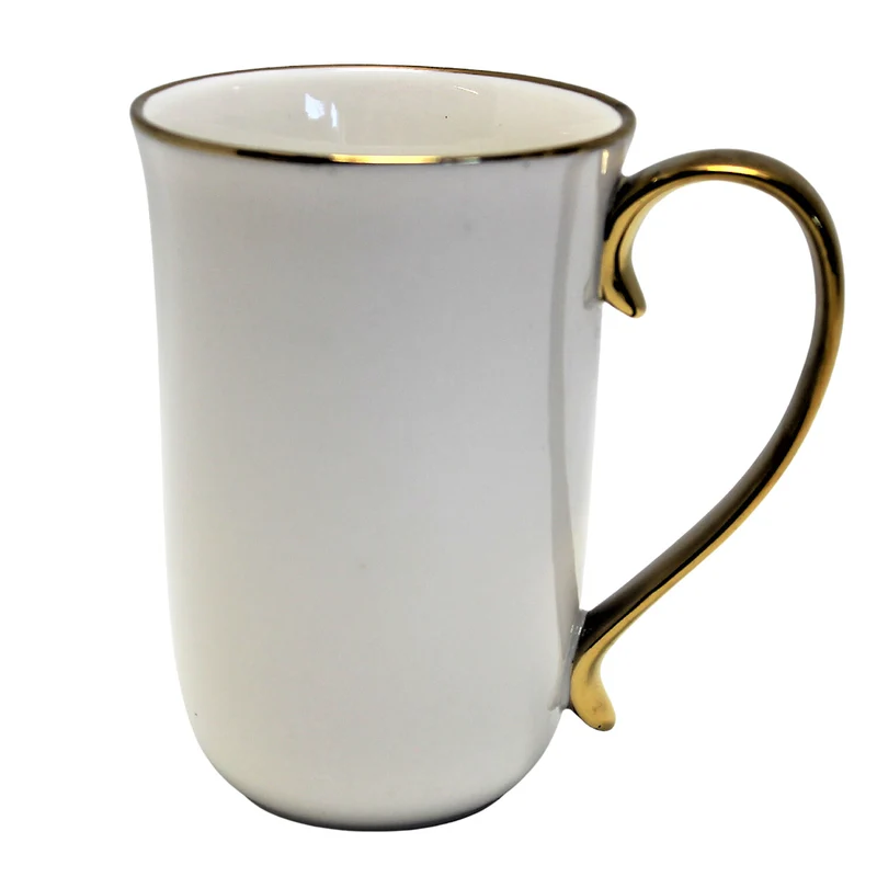 Stor kaffemugg i porslin 400ml Drottning Isabell W23GD59-06426