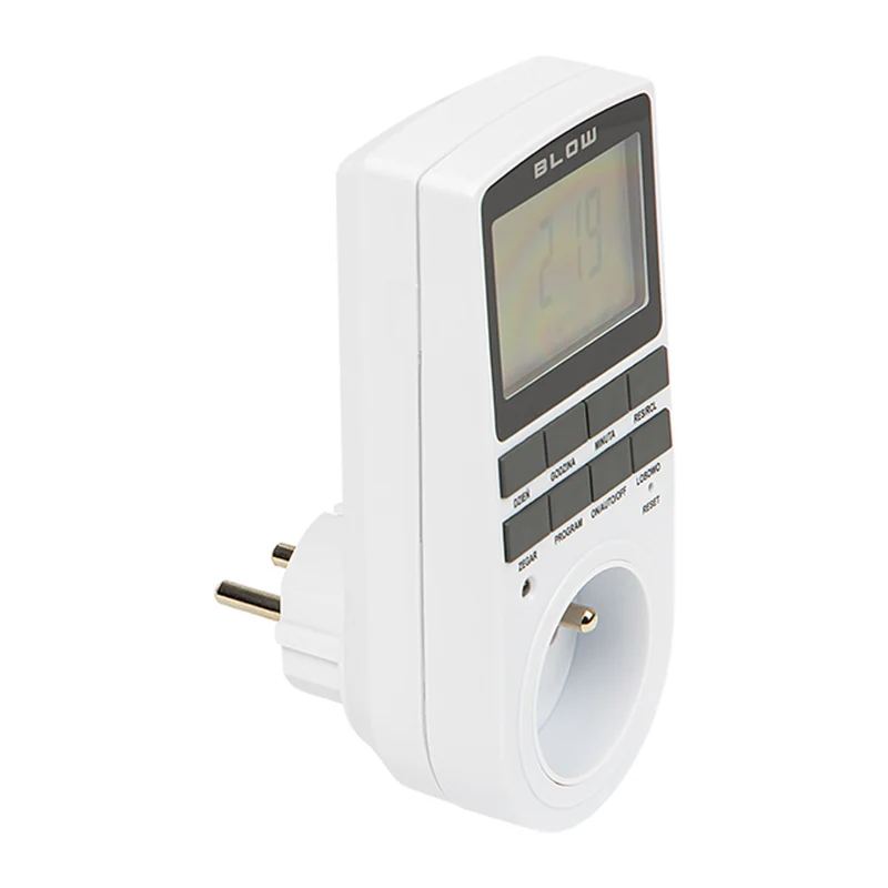 Blow digital timer programmer, LCD-display, noggrannhet +/- 1 minut per månad, 16 olika funktionskombinationer, 72-016#