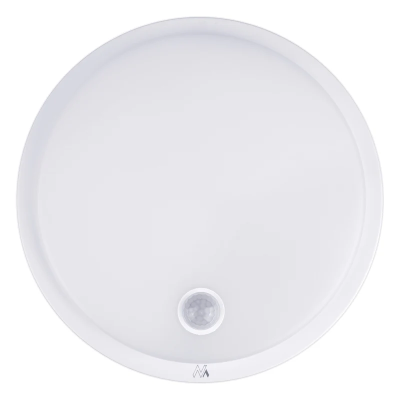 LED-lampa med rörelsesensor Maclean, PIR-sensor, vit, 10 W, IP65, 1000 lm, neutral färg, MCE525 W