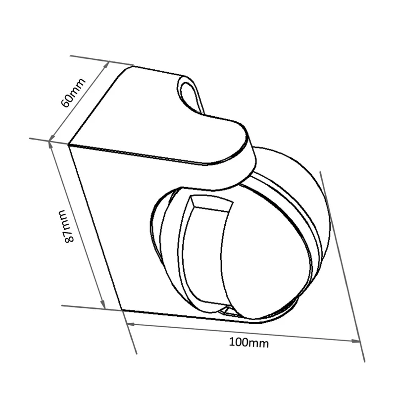 PIR-rörelsesensor Maclean, infraröd, IP44, svart med svart skärm, räckvidd 12 m, max. belastning 300/1200 W, MCE358 B/B