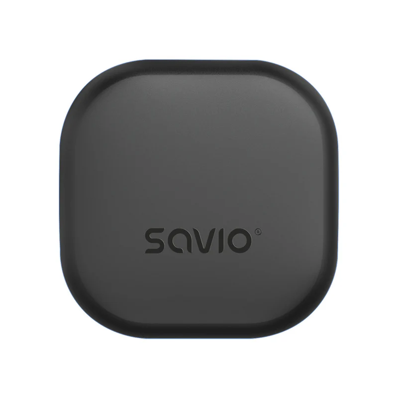 Savio trådlösa hörlurar, Bluetooth 5.3, ANC, USB-C, svart