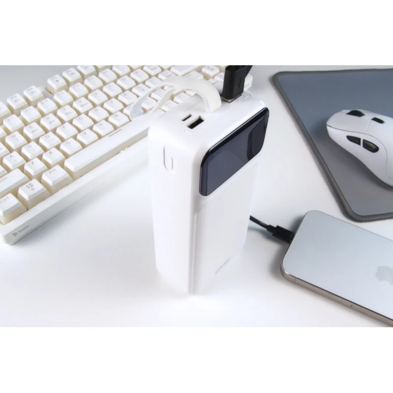 Powerbank SAVIO, 2 portar USB, 1 port USB-C, snabbladdning, strömförsörjning, SAVBA-11