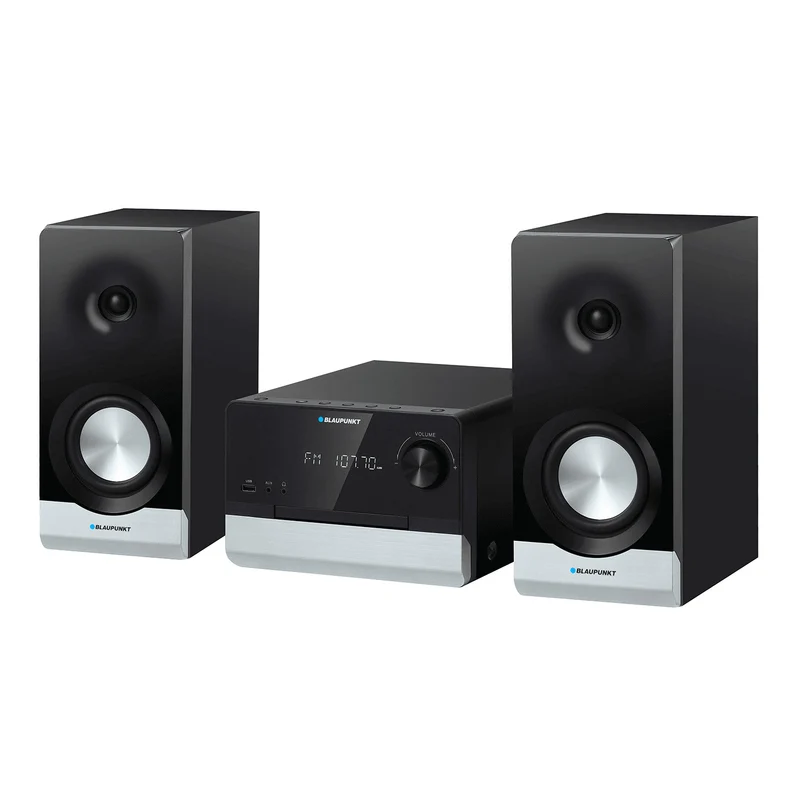 Blaupunkt Mikrofon, CD, USB, FM-radio, Bluetooth, fjärrkontroll, klocka med alarmfunktion, MS40.2BT
