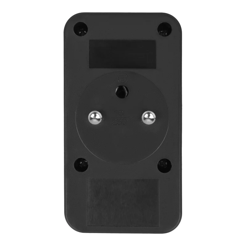 Maclean strömuttag x2 + 4xUSB, splitter med 2 uttag, 2xUSB A, 2xUSB C PD 20W, 1x16A + 1x6A, MCE249 F/B, 3 st