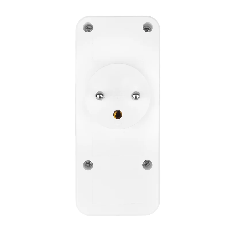 Strömuttag x3 + 4xUSB Maclean, 3-facks splitter, 2xUSB A, 2xUSB C PD 20W, 1x16A + 2x6A, MCE248 F/W, 3 st