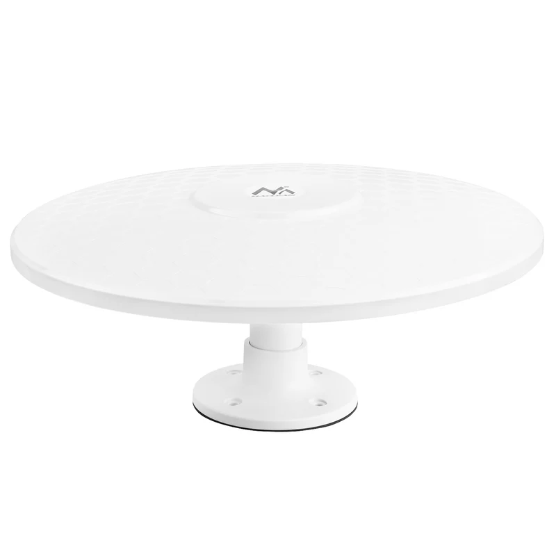 Maclean DVB-T/T2 HEVC rundstrålande antenn, aktiv, husbil, centralt kabelfäste, MCTV-104