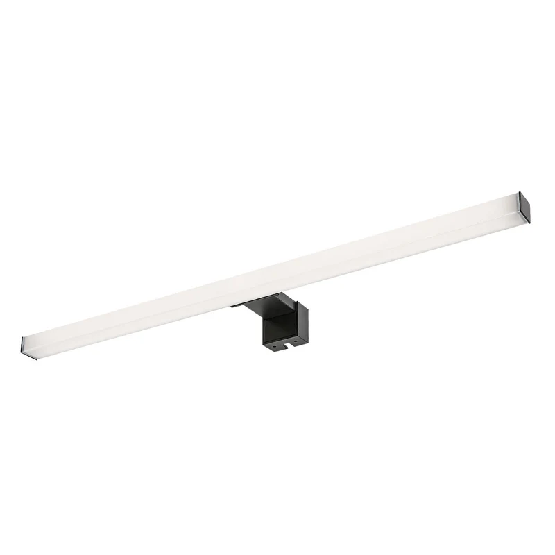 Rabalux badrumslampa, effekt 9W, naturvit 4000K, IP44. svart, Oliro