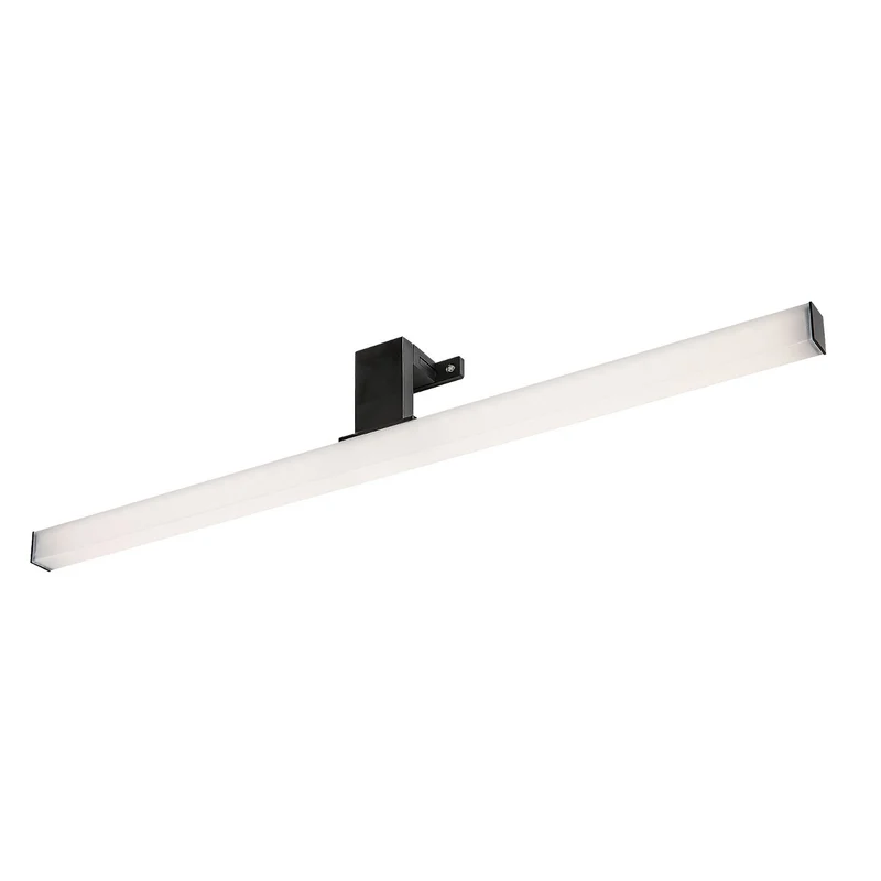 Rabalux badrumslampa, effekt 9W, naturvit 4000K, IP44. svart, Oliro