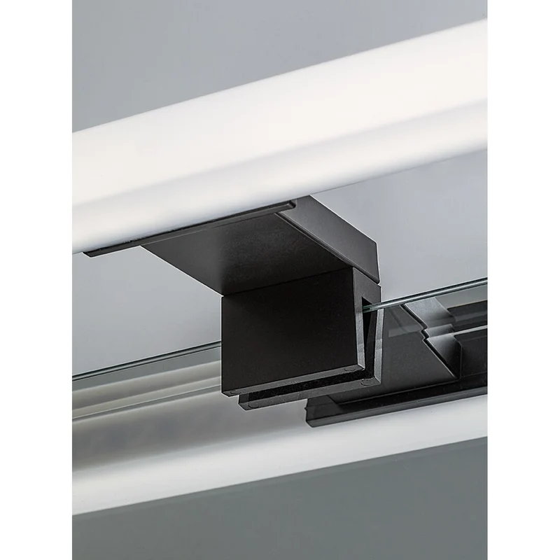 Rabalux badrumslampa, effekt 9W, naturvit 4000K, IP44. svart, Oliro