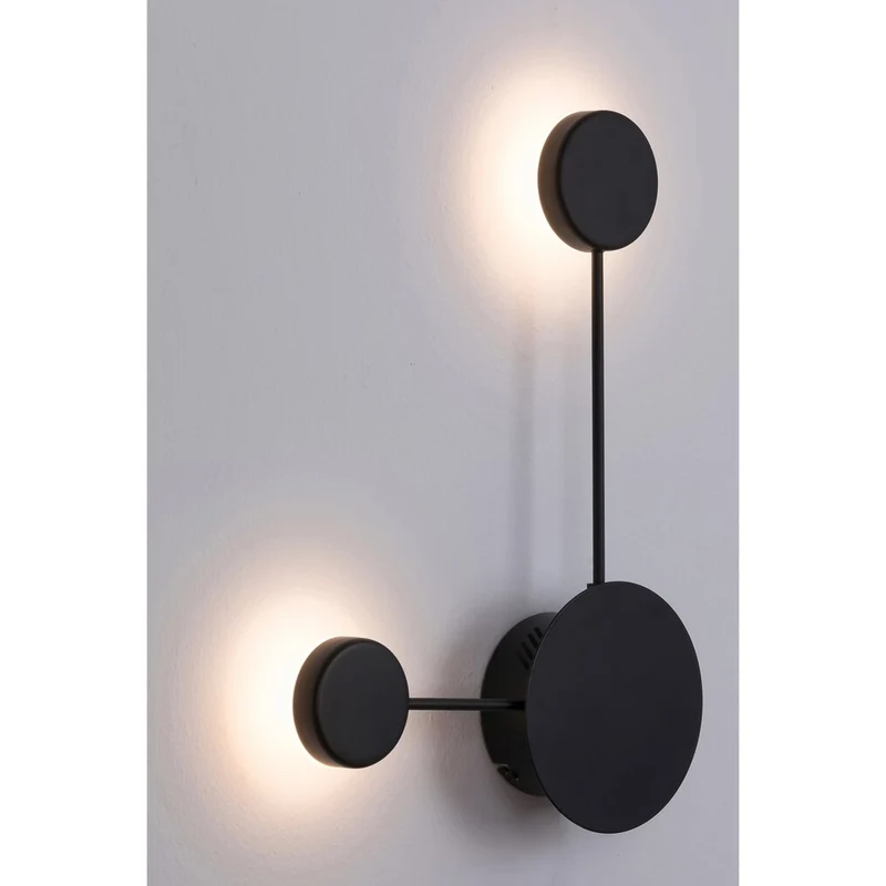 Amadeo LED 7W svart 6258 vägglampa med en färgtemperatur på 4000 K