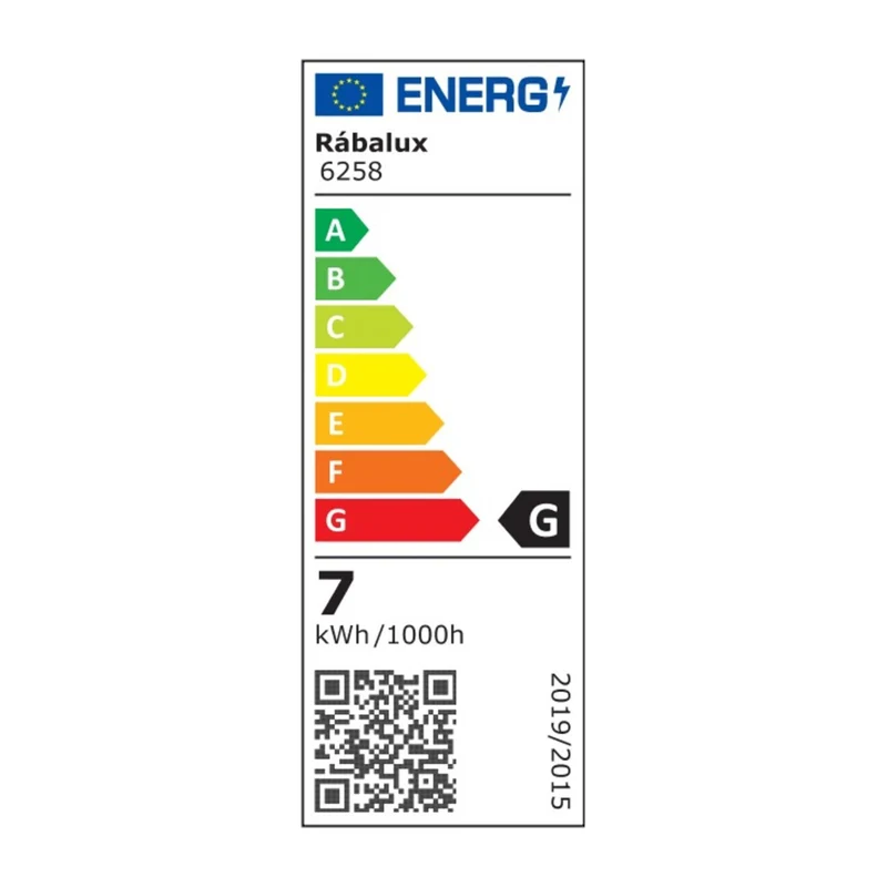 Amadeo LED 7W svart 6258 vägglampa med en färgtemperatur på 4000 K