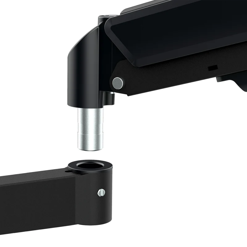 Fäste för 3 Maclean-skärmar, gasfjäder, 17"-27", 2-8 kg, svart, MC-137
