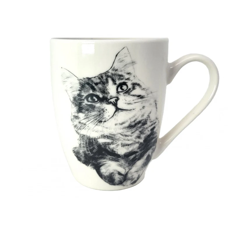 Drottning Isabel porslinsmugg, sibirisk katt, 350ml, Q1-05201