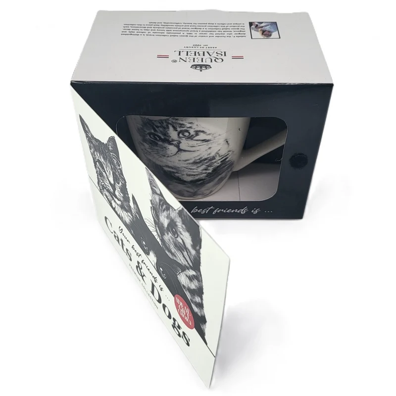 Drottning Isabel porslinsmugg, sibirisk katt, 350ml, Q1-05201