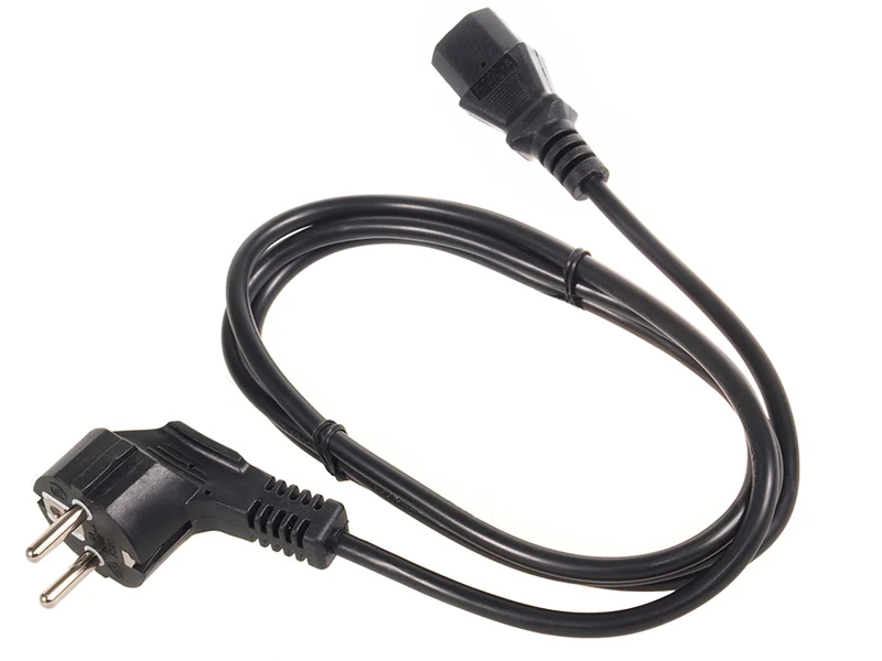 Maclean strömkabel, 3 stift, IEC C13, EU-kontakt, 1,5m, MCTV-691