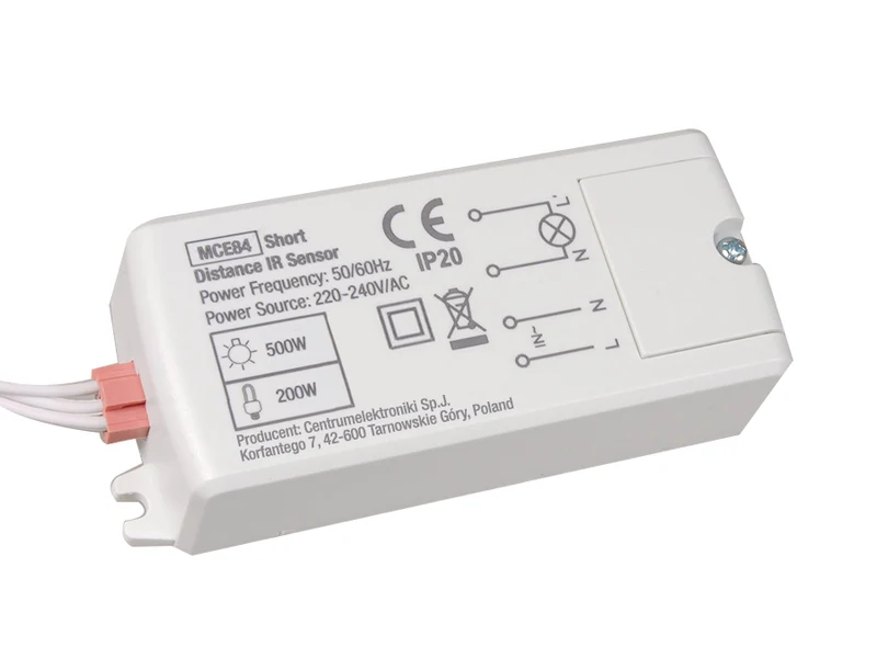 Maclean beröringsfri strömbrytare, infraröd, 220-240V/AC, 50/60Hz, 5A, MCE84
