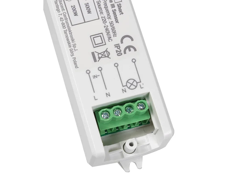Maclean beröringsfri strömbrytare, infraröd, 220-240V/AC, 50/60Hz, 5A, MCE84