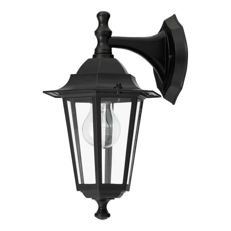 Rabalux Velence Vägglampa 8202 60W Svart E27 Elegant Design