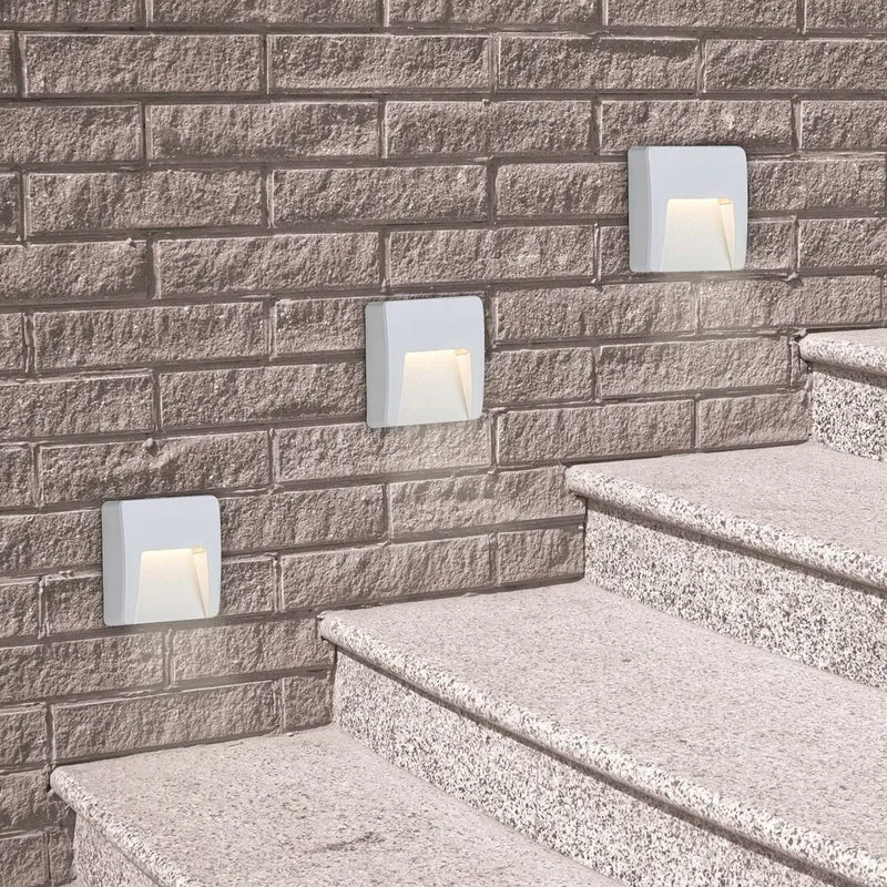 Rabalux vägglampa, utomhus, IP65, LED 3W, vit, Trento