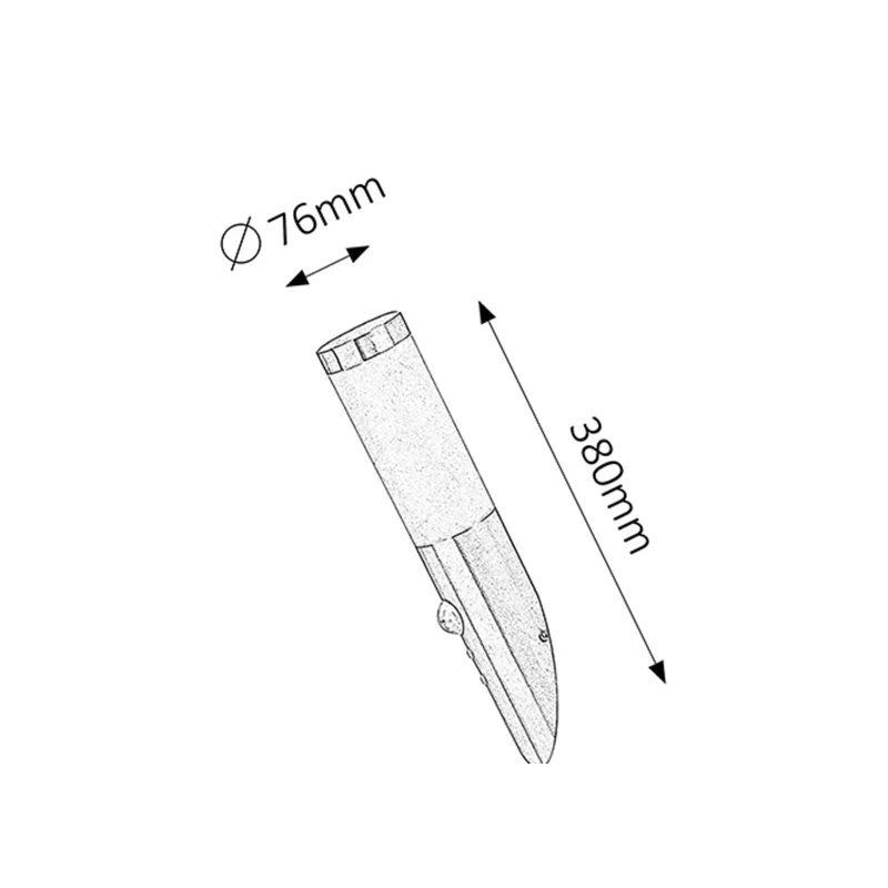 Rabalux Utomhus Vägglampa 8266 Med Rörelsedetektor