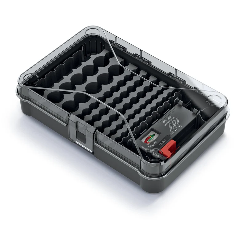 Kistenberg KBBT Batteriorganisator Med Batteritestare