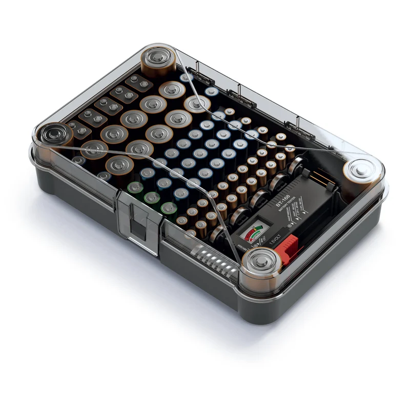 Kistenberg KBBT Batteriorganisator Med Batteritestare