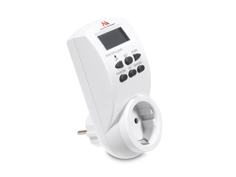 Maclean digital timer, f. slump, timer, 10 prog, max 156 program, tyskt uttag, 3600W, MCE05G