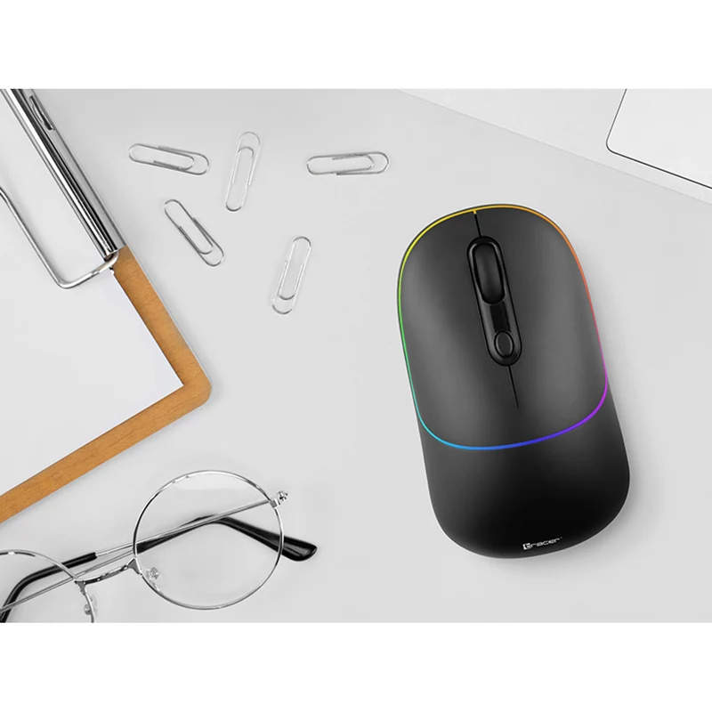 Trådlös mus Tracer, 650 mAh uppladdningsbart batteri, RGB-bakgrundsbelysning, Ratero