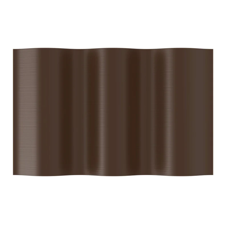 Trädgårdskanter 25cm x 9m Cellfast - brun färg