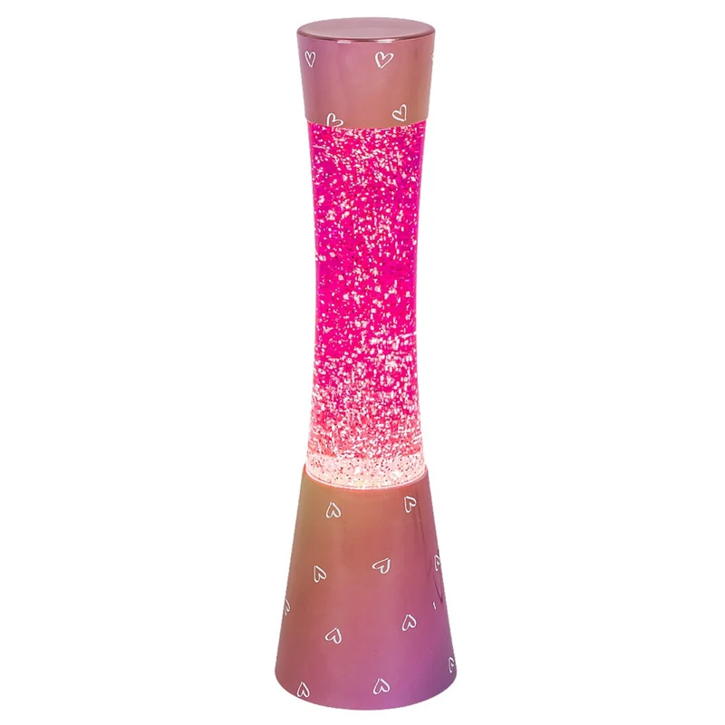 Rabalux Lavalampa MINKA Retrolampa Stämningsljus Glitterlampa Bordslampa Lavalampa Dekorativ Lampa