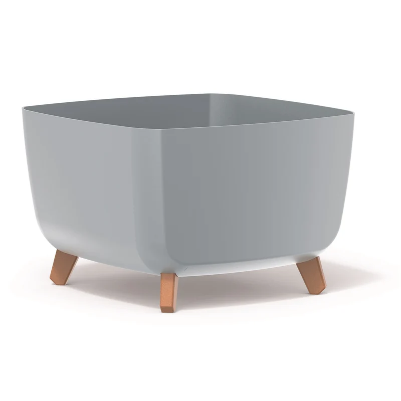Prosperplast Gracia Square Blomkruka DGQL400-443U Med Ben Och Insats