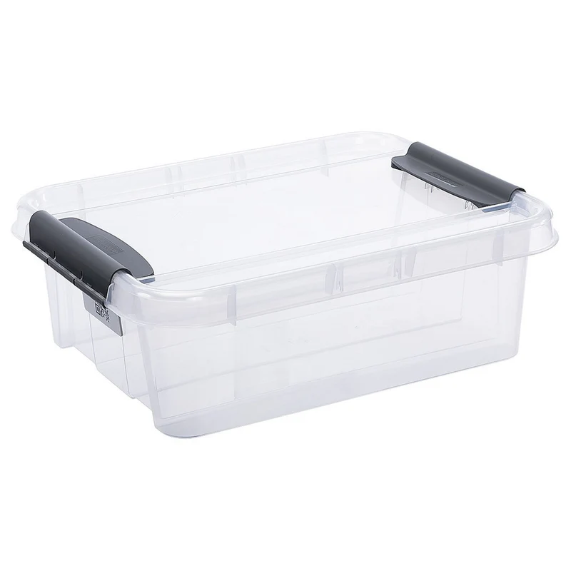 Plast Team Pro Box QR Transparent behållare med lock - 21 L.