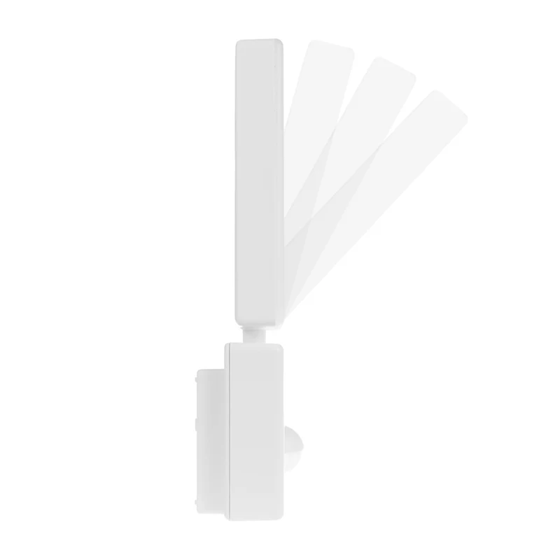 PIR rörelsedetektor LED-lampa vit 10W IP65 800lm 4000K