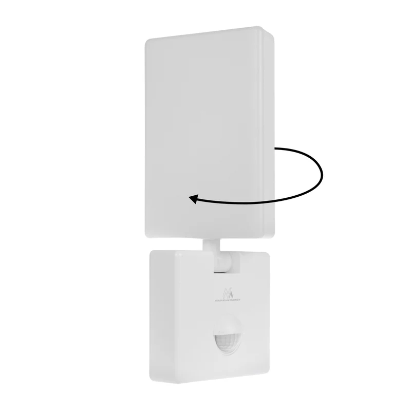 PIR rörelsedetektor LED-lampa vit 10W IP65 800lm 4000K