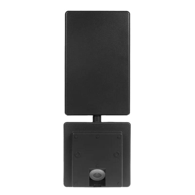 PIR rörelsedetektor LED-lampa svart 10W IP65 800lm 4000K